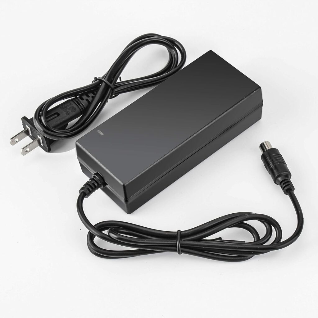 Durable electric scooter charger and power adapter that provides safe and efficient battery charging to keep your scooter powered for daily rides and long-distance travel.